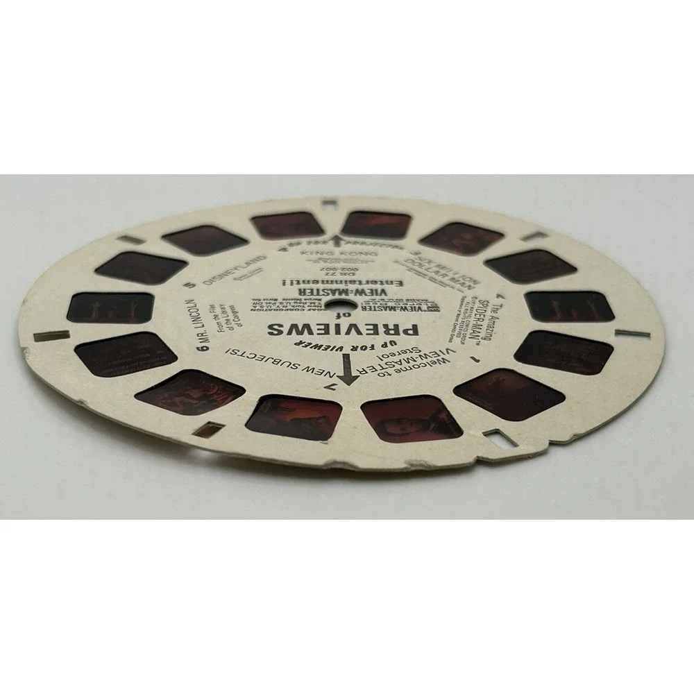 GAF View-Master 1977 Previews Viewmaster Reel Vintage King Kong Disneyland Reel‎